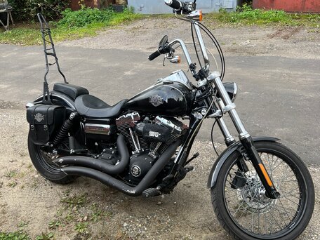 2011 Harley-Davidson Dyna Wide Glide, чёрный, 910000 рублей, вид 5
