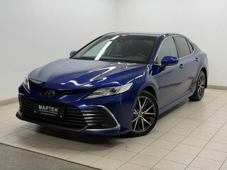 2022 Toyota Camry VIII (XV70) Рестайлинг, синий, 3055000 рублей, вид 1