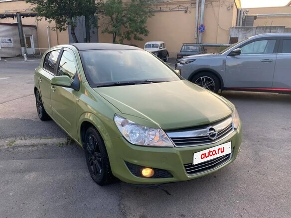 2007 Opel Astra H Рестайлинг, зелёный, 260000 рублей - вид 8