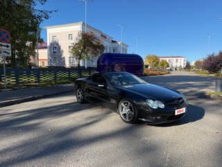2002 Mercedes-Benz SL-Класс 500 5-speed V (R230), чёрный, 1900000 рублей, вид 4