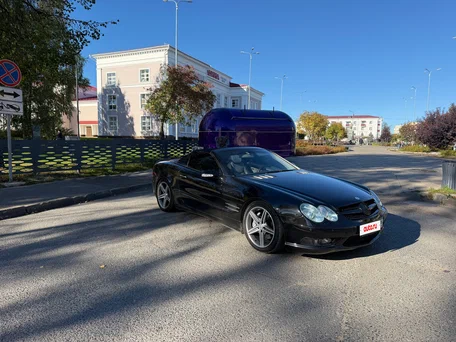2002 Mercedes-Benz SL-Класс 500 5-speed V (R230), чёрный, 1900000 рублей, вид 4