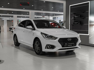 2019 Hyundai Solaris II, белый, 1495000 рублей, вид 2