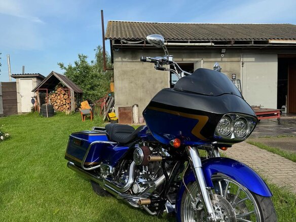 2007 Harley-Davidson CVO Road Glide, синий, 1000000 рублей - вид 6