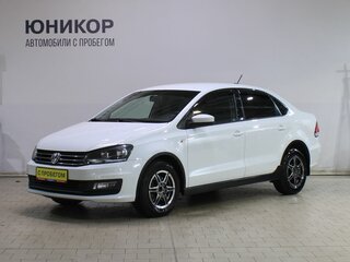 2018 Volkswagen Polo V Рестайлинг, белый, 1039000 рублей, вид 1