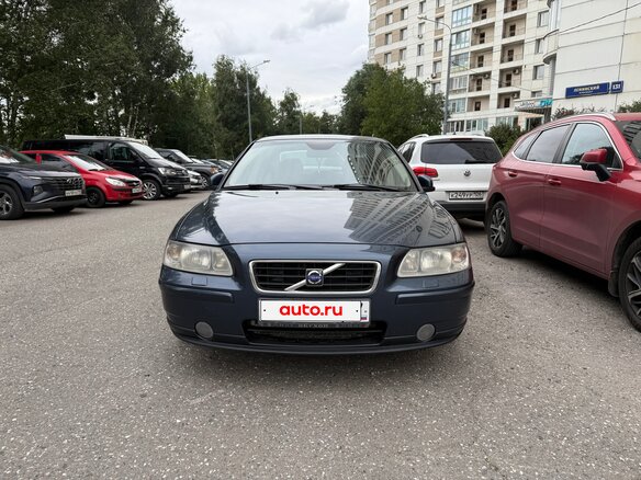 2007 Volvo S60 I Рестайлинг, синий, 730000 рублей - вид 2