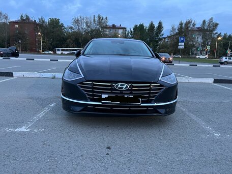 2022 Hyundai Sonata VIII (DN8), синий, 2500000 рублей, вид 3