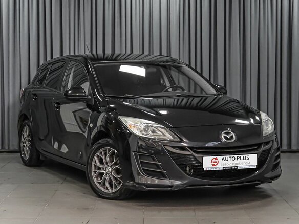 2010 Mazda 3 II (BL), чёрный, 999000 рублей