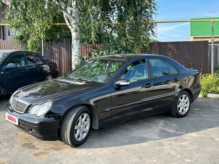 2002 Mercedes-Benz C-Класс 200 II (W203), чёрный, 634000 рублей, вид 1
