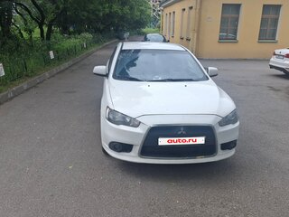 2012 Mitsubishi Lancer X Рестайлинг, белый, 500000 рублей, вид 1