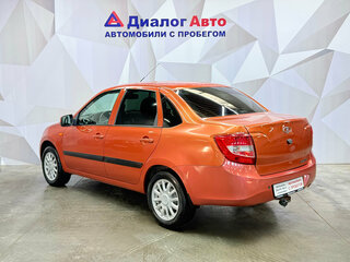 2014 Lada (ВАЗ) Granta I, оранжевый, 399000 рублей, вид 4