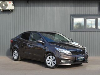 2016 Kia Rio III Рестайлинг, коричневый, 1049888 рублей, вид 3