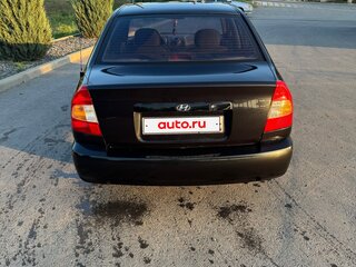 2008 Hyundai Accent ТагАЗ II, чёрный, 550000 рублей, вид 3