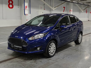 2016 Ford Fiesta Mk6 Рестайлинг, синий, 770000 рублей, вид 1