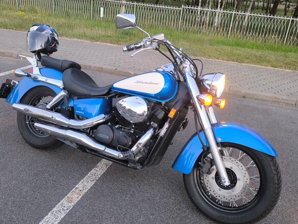 2022 Honda Shadow 750, синий, 650000 рублей - вид 3