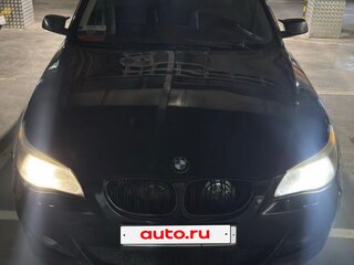 2007 BMW 5 серии 520d V (E60/E61), чёрный, 1100000 рублей, вид 1
