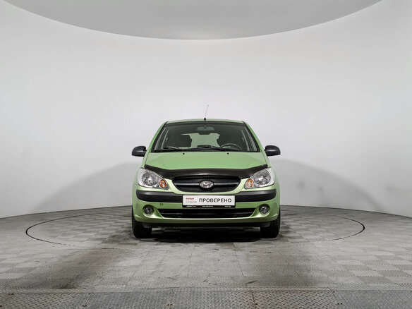 2008 Hyundai Getz I Рестайлинг, зелёный, 521000 рублей - вид 1