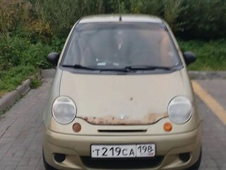2011 Daewoo Matiz I Рестайлинг, золотистый, 125000 рублей, вид 1