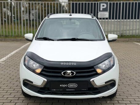 2018 Lada (ВАЗ) Granta I Рестайлинг, белый, 612000 рублей, вид 2
