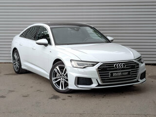 2021 Audi A6 45 TFSI V (C8), белый, 4745000 рублей, вид 3