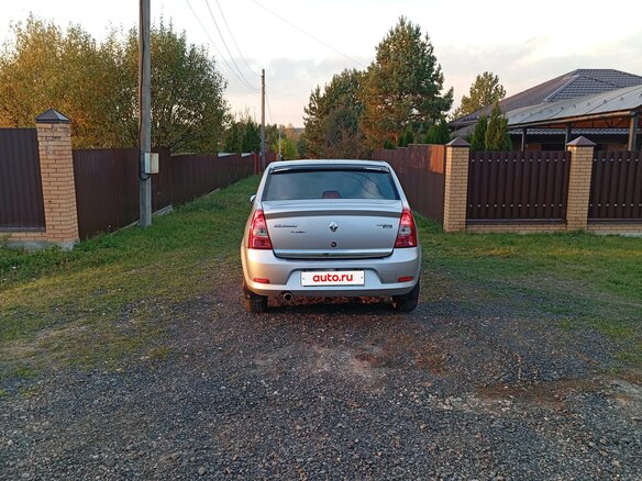 2012 Renault Logan I Рестайлинг, серый, 470000 рублей - вид 6