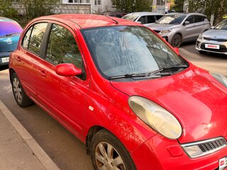 2007 Nissan Micra III (K12), красный, 370000 рублей, вид 2