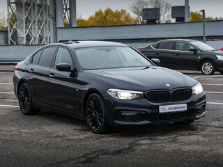 2017 BMW 5 серии 530i xDrive VII (G30/G31/G38), синий, 2499000 рублей, вид 3