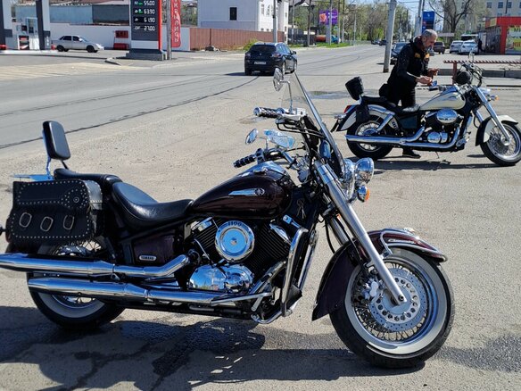 2006 Yamaha XVS650 Drag Star, красный, 530000 рублей - вид 1