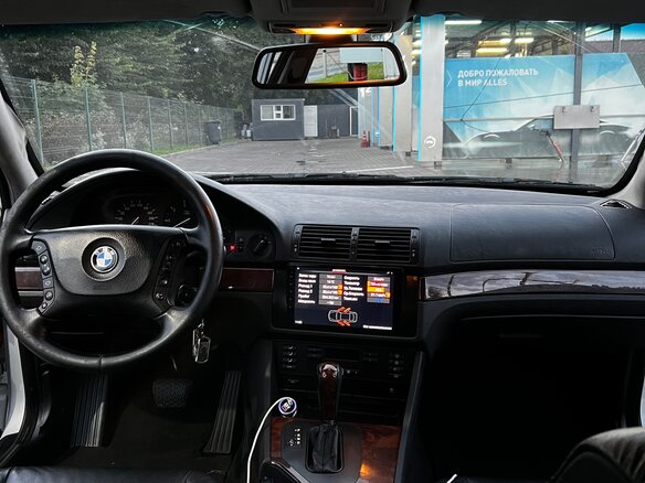 2002 BMW 5 серии 530d IV (E39) Рестайлинг, серебристый, 890000 рублей - вид 6