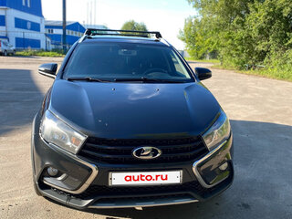 2020 Lada (ВАЗ) Vesta SW Cross I, чёрный, 1150000 рублей, вид 3