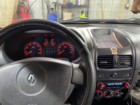 2002 Renault Clio II Рестайлинг, синий, 385000 рублей - вид 7