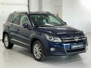 2014 Volkswagen Tiguan I Рестайлинг, синий, 1549000 рублей, вид 1
