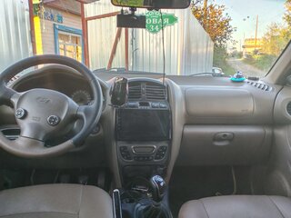2003 Hyundai Santa Fe I, синий, 550000 рублей, вид 5