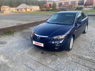 2008 Mazda 3 I (BK) Рестайлинг, синий, 600000 рублей, вид 1