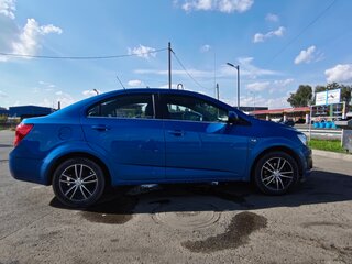 2013 Chevrolet Aveo II, синий, 790000 рублей, вид 3