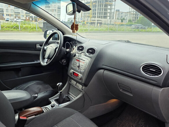 2008 Ford Focus II Рестайлинг, голубой, 420000 рублей - вид 6