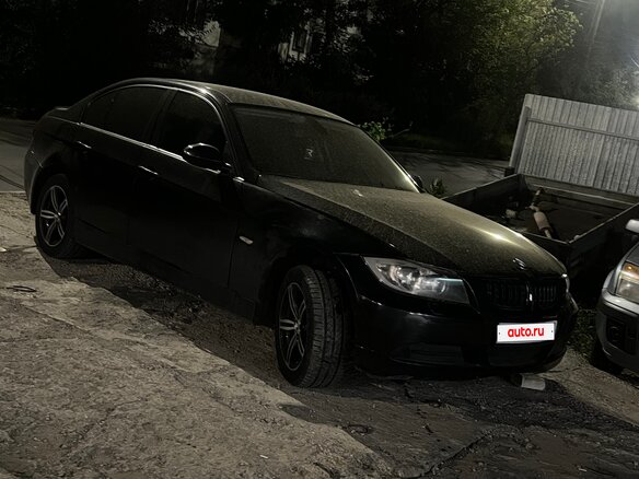 2008 BMW 3 серии 318i V (E90/E91/E92/E93), чёрный, 780000 рублей - вид 2