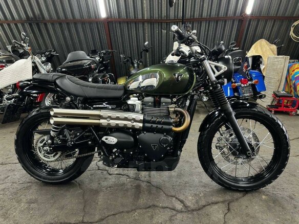 2023 Triumph Scrambler, зелёный, 1150000 рублей - вид 2