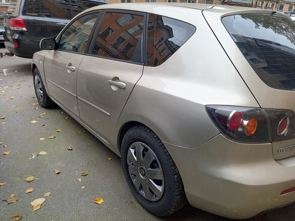 2008 Mazda 3 I (BK) Рестайлинг, серый, 435000 рублей - вид 6