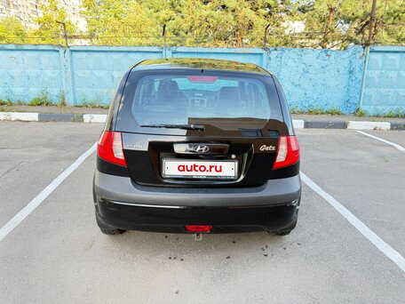 2008 Hyundai Getz I Рестайлинг, чёрный, 499000 рублей, вид 5
