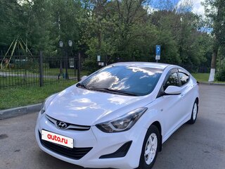 2014 Hyundai Elantra V (MD), белый, 1300000 рублей, вид 2