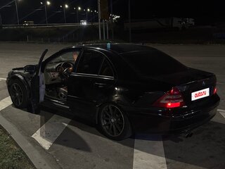 2001 Mercedes-Benz C-Класс 200 II (W203), чёрный, 240000 рублей, вид 4