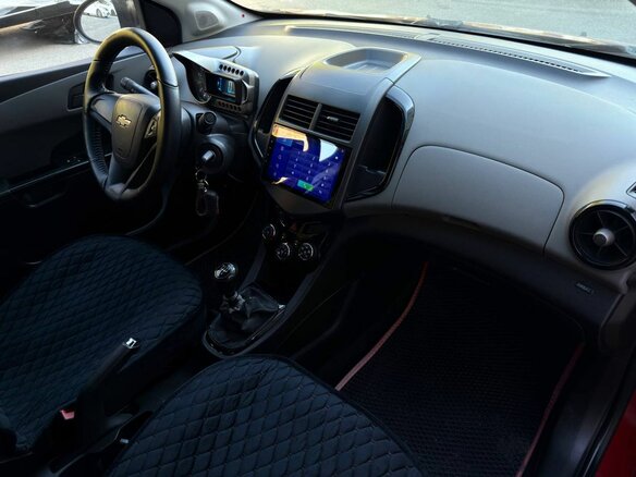 2012 Chevrolet Aveo II, красный, 485000 рублей - вид 13
