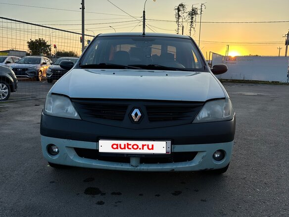 2008 Renault Logan I, зелёный, 360000 рублей - вид 1