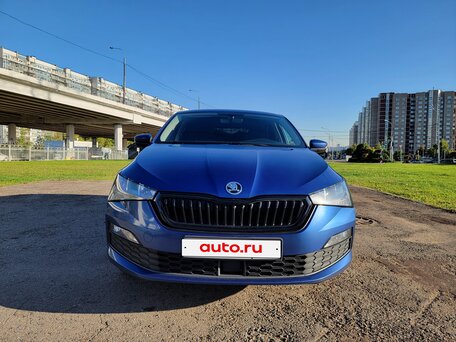 2021 Skoda Rapid II, синий, вид 2