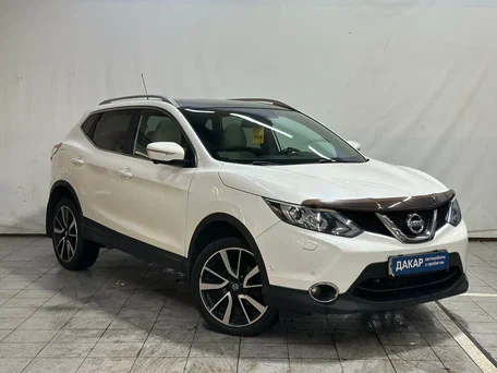 2014 Nissan Qashqai II, белый, 1470000 рублей, вид 2