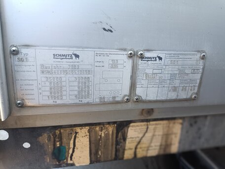 2003 Schmitz Cargobull S01, серый, 900000 рублей, вид 3