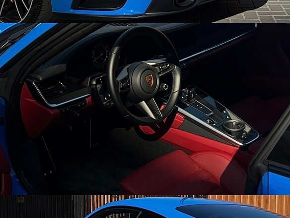 2021 Porsche 911 Turbo S VIII (992), голубой - вид 10