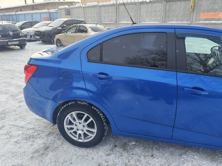2012 Chevrolet Aveo II, синий, 600000 рублей, вид 3