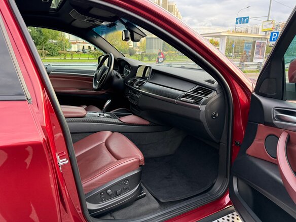 2008 BMW X6 30d I (E71), красный - вид 9
