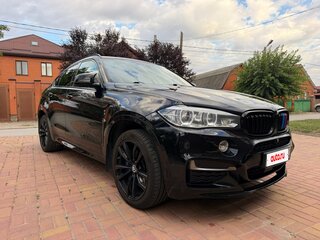 2017 BMW X6 M50d II (F16), синий, 3756000 рублей, вид 2